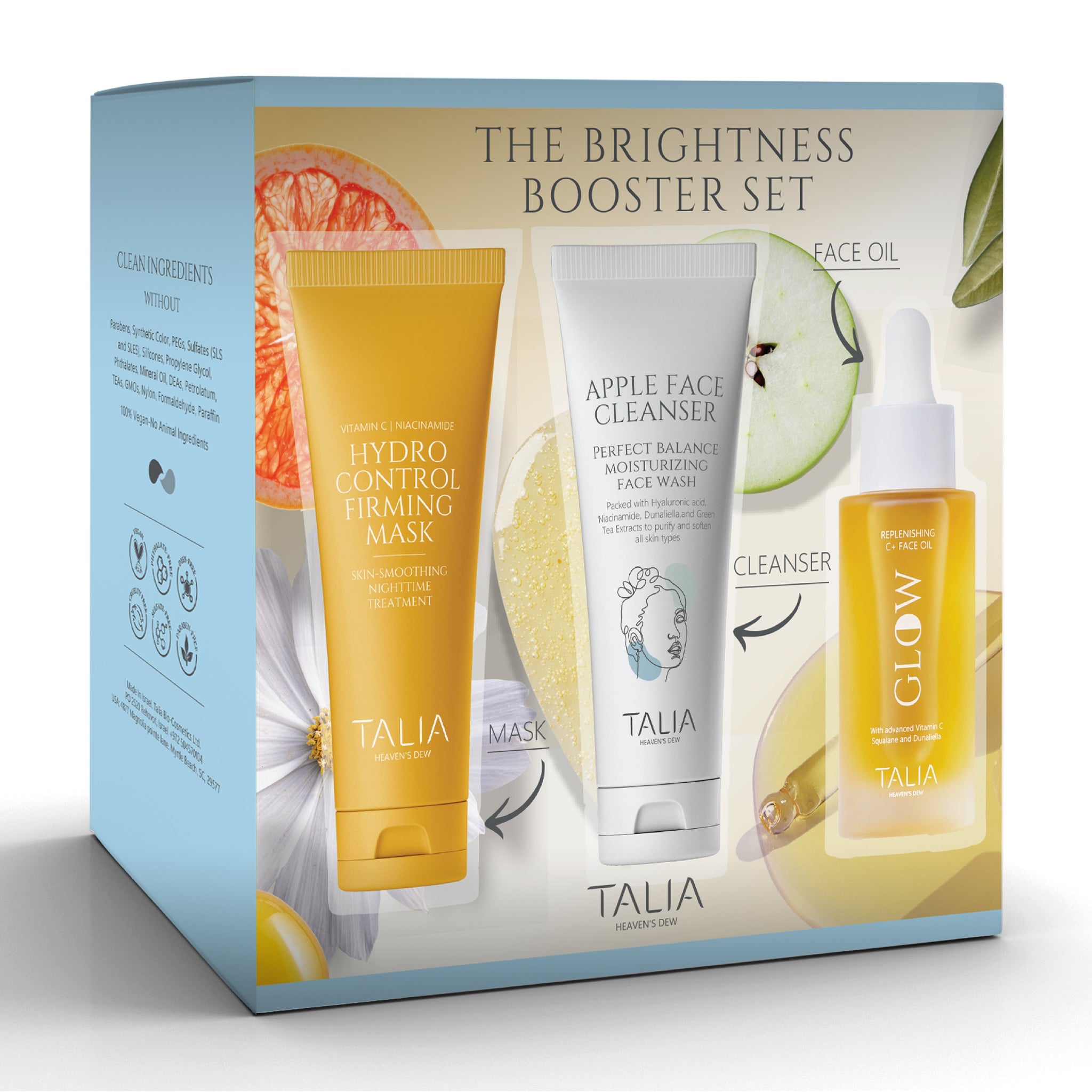 C+ Brightening Glow Set – 3-Step Facial Ritual
