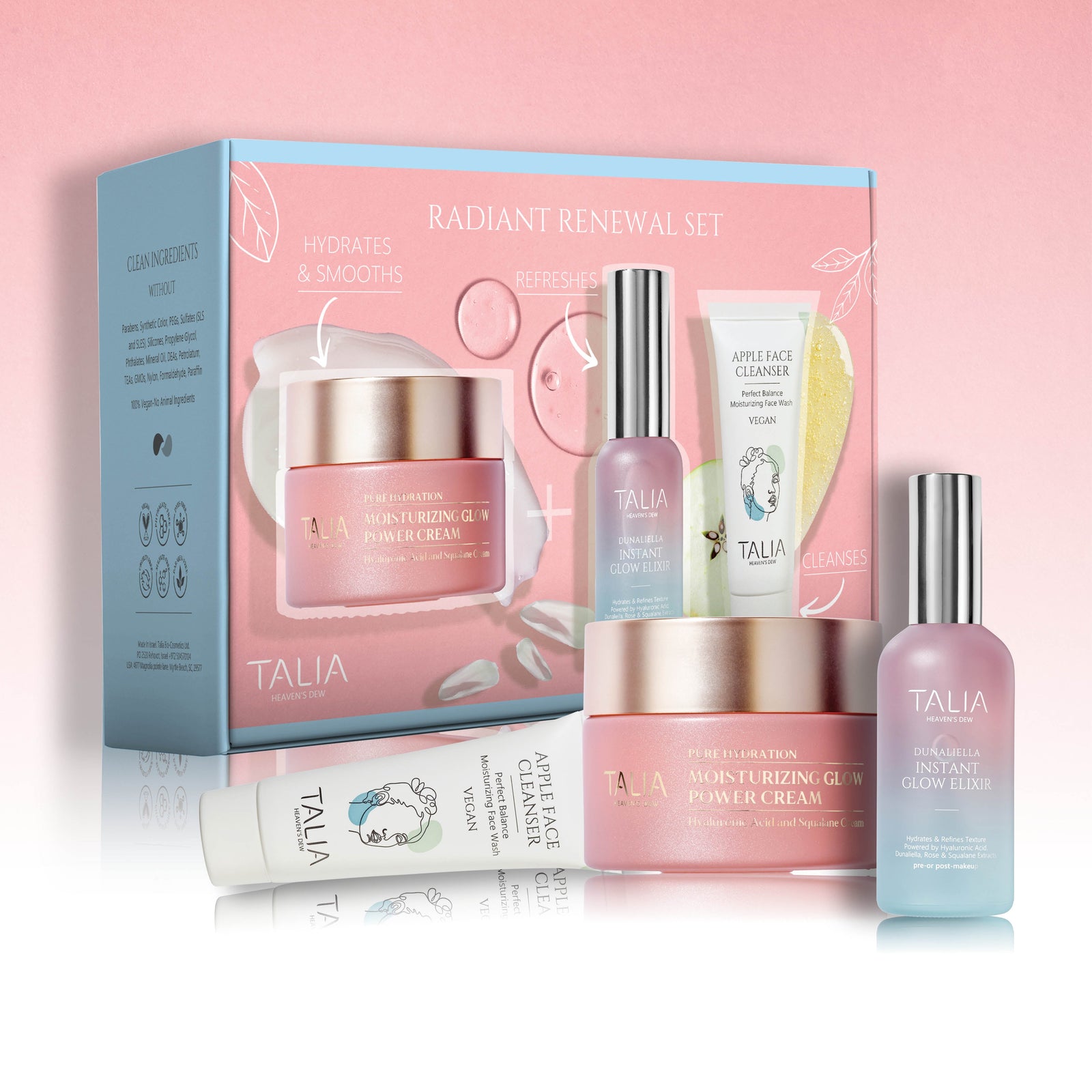 ערכת שגרת בוקר לעור חלק, רענן וזוהר RADIANT RENEWAL SET