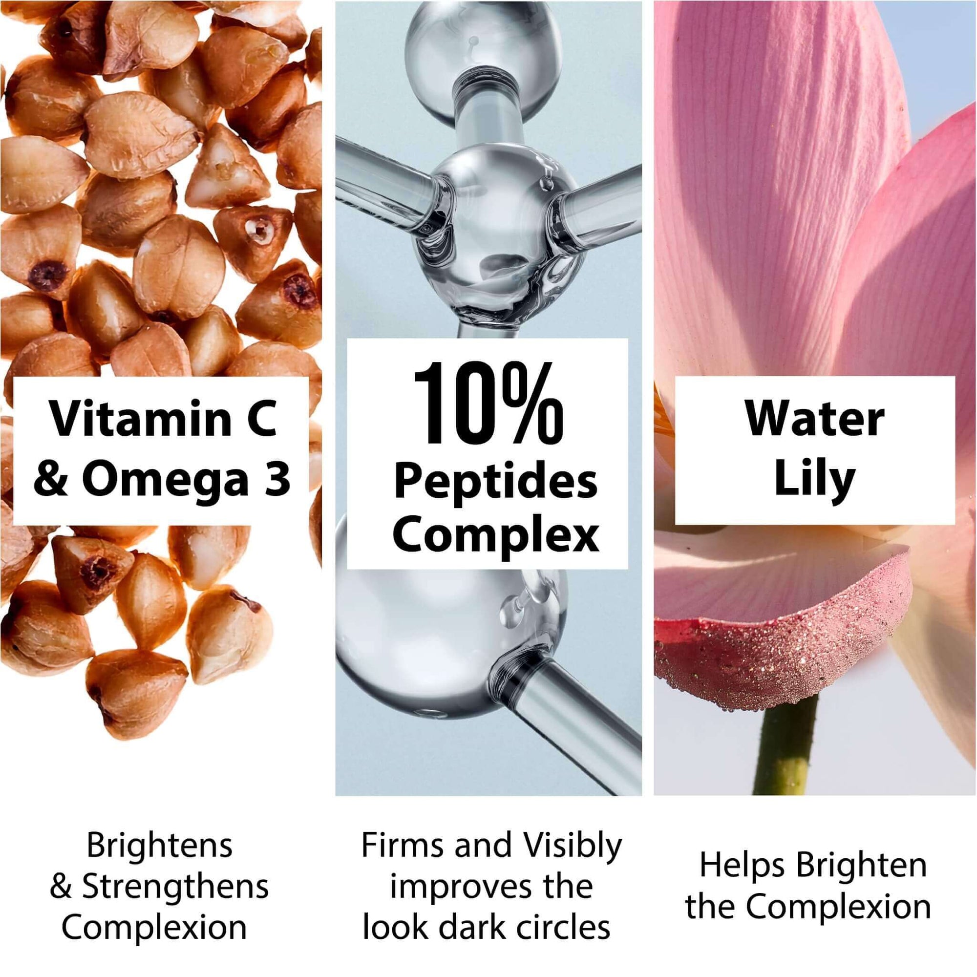 סרום עיניים אנטי אייג'ינג מרוכז להפחתת קמטים, כהויות ושיפור גמישות עם תמצית נרקיס מבית טליה צילום משפחת מרכיבים מהסדרה – קרם עיניים טבעי TALIA